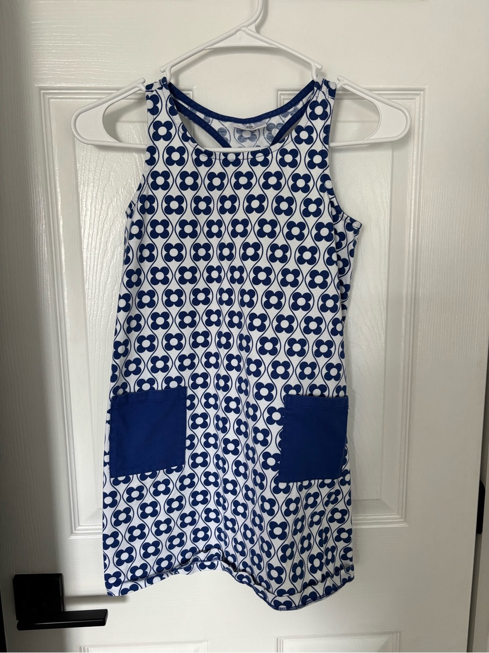 Size 8 Hanna Andersson Blue Floral dress
